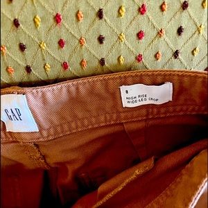 GAP High Rise Wide-leg Cropped